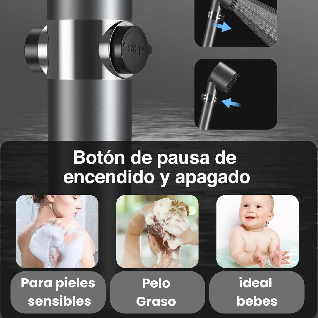 HydroLux – Cabezal de Ducha Multifunción