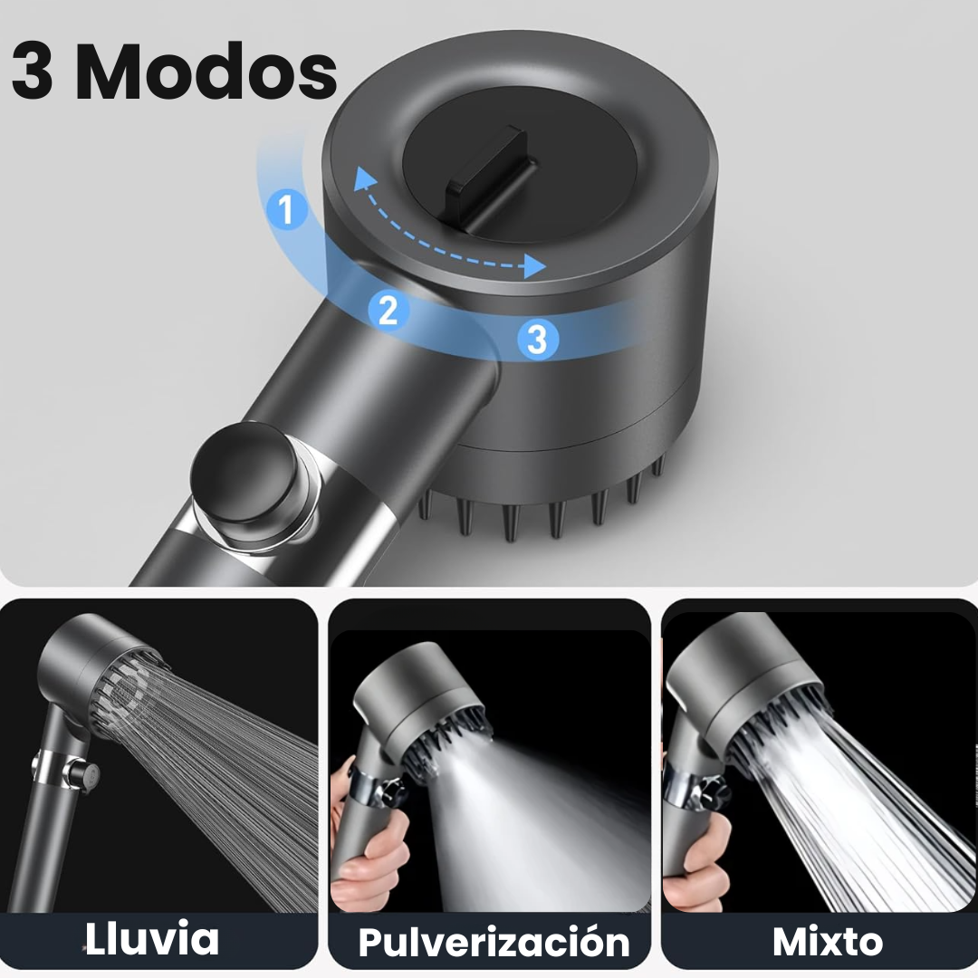 HydroLux – Cabezal de Ducha Multifunción